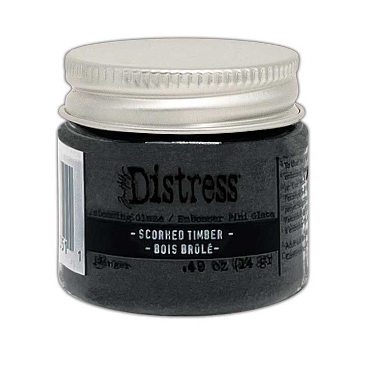 NEW COLOUR - Tim Holtz Distress Embossing Glaze - Scorched Timber  - Scorched Timber  (Jan 2024)