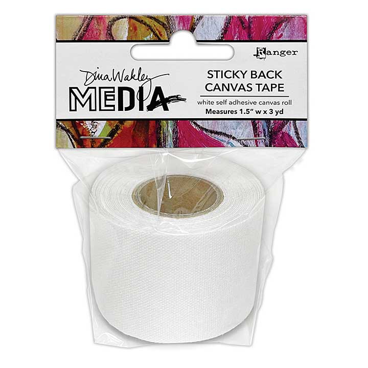 Ranger Dina Wakley MEdia Sticky Back Canvas Tape 1.5 Inch x 3 yd