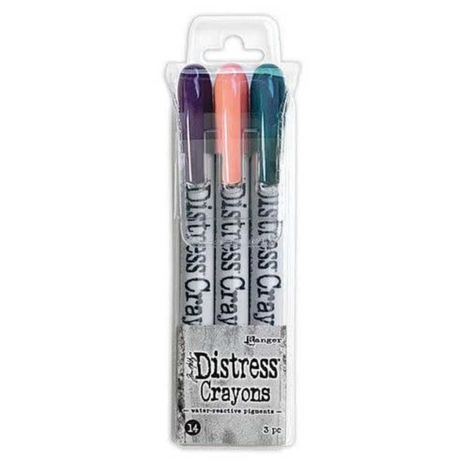 Ranger Tim Holtz Distress Crayons Set 14 (3pcs)