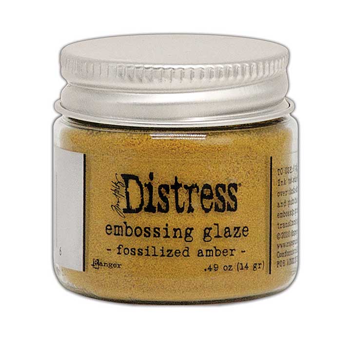 Ranger Tim Holtz Distress Embossing Glaze Fossilized Amber 1 oz