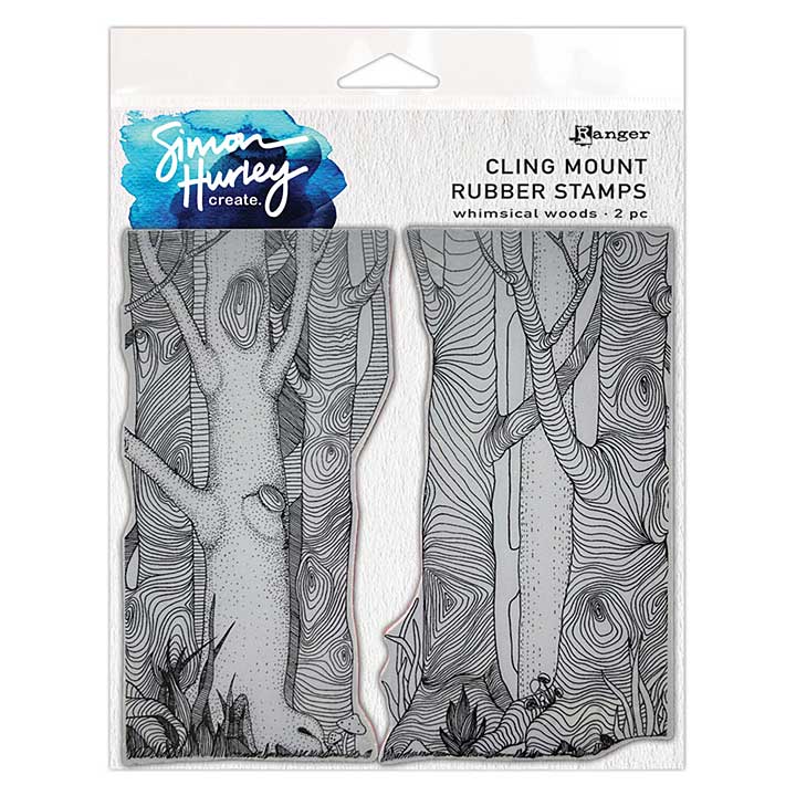 SO: Ranger Simon Hurley create. Cling Mount Rubber Stamps Whimsical Woods