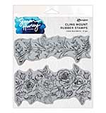 Ranger Simon Hurley create. Cling Mount Rubber Stamps Rose Borders