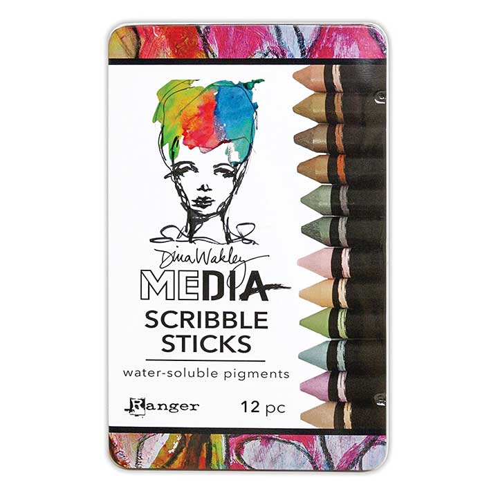 Ranger Dina Wakley MEdia Scribble Sticks 3