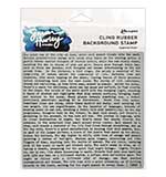 Ranger Simon Hurley create. Background Stamp 6x6 Inch Typewriter