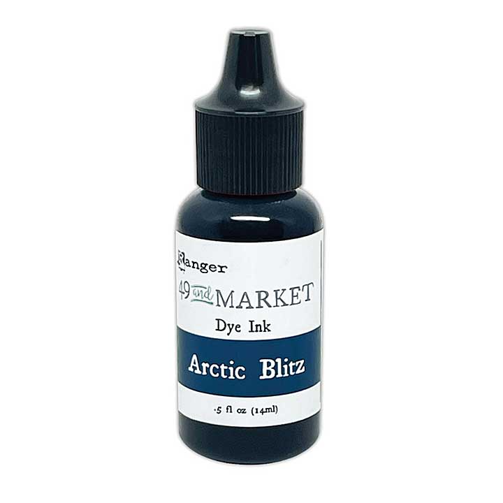 Ranger 49 and Market Dye Ink Re-Inkers Arctic Blitz 0.5 fl oz