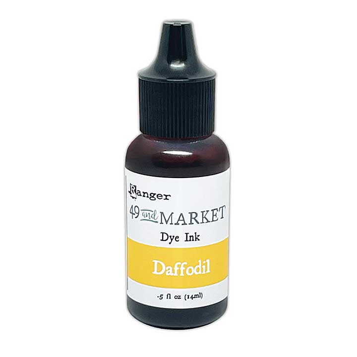 Ranger 49 and Market Dye Ink Re-Inkers Daffodil 0.5 fl oz