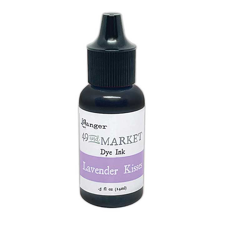 Ranger 49 and Market Dye Ink Re-Inkers Lavender Kisses 0.5 fl oz