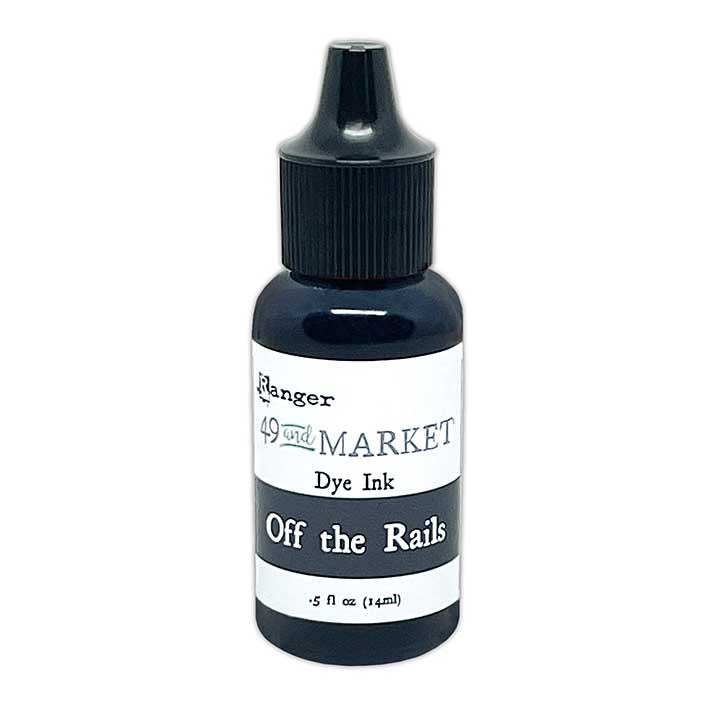 Ranger 49 and Market Dye Ink Re-Inkers Off the Rails 0.5 fl oz