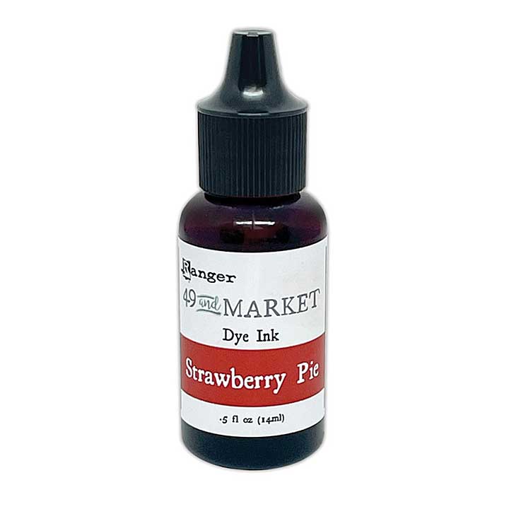 Ranger 49 and Market Dye Ink Re-Inkers Strawberry Pie 0.5 fl oz