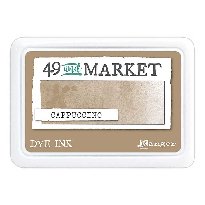 Ranger 49 and Market Dye Ink Pad Cappuccino