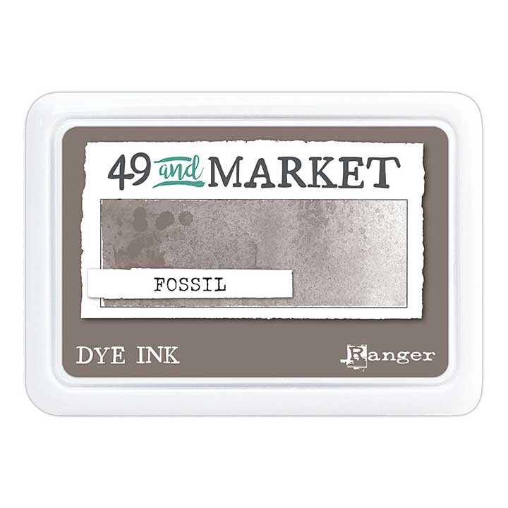 Ranger 49 and Market Dye Ink Pad Fossil