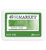 Ranger 49 and Market Dye Ink Pad Green Jean