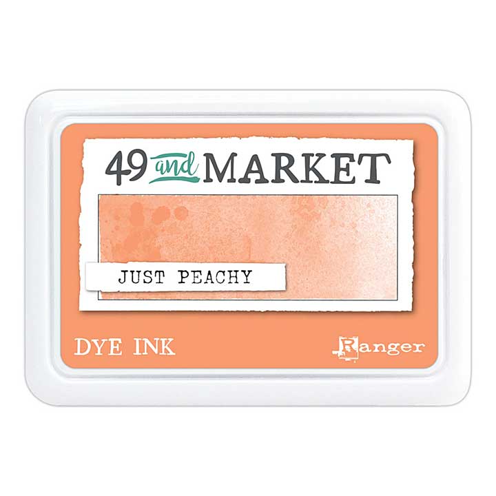 Ranger 49 and Market Dye Ink Pad Just Peachy