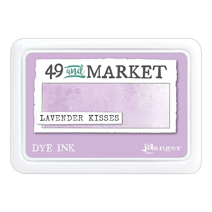 Ranger 49 and Market Dye Ink Pad Lavender Kisses