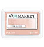 Ranger 49 and Market Dye Ink Pad Pink Sands