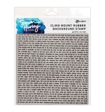Simon Hurley create. Background Stamp 6x6 Inch Gothic Script