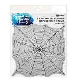 Simon Hurley create. Background Stamp 6x6 Inch Spiderwebs