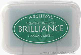 SO: Brilliance Pigment Inkpad - Gamma Green
