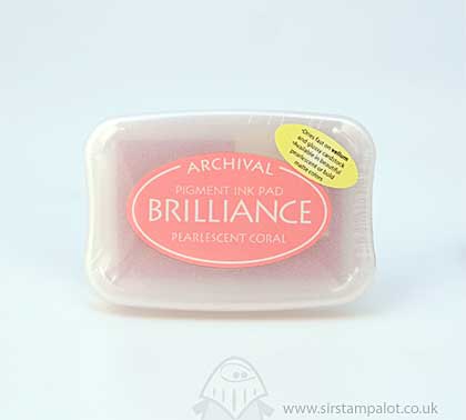 SO: Brilliance Pigment Inkpad - Pearlescent Coral