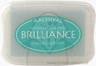 SO: Brilliance Pigment Inkpad - Pearlescent Jade