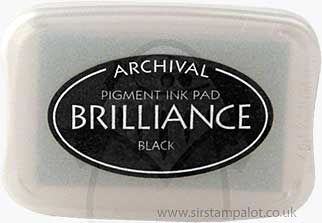 Brilliance Pigment Inkpad - Graphite Black