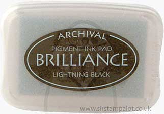Brilliance Pigment Inkpad - Lightning Black