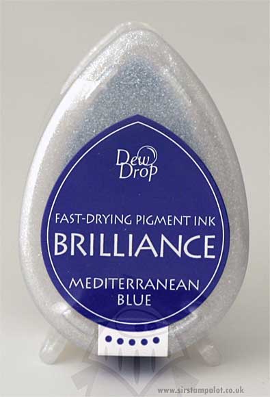 SO: Brilliance Dew Drop Pigment Ink - Meditteranean Blue