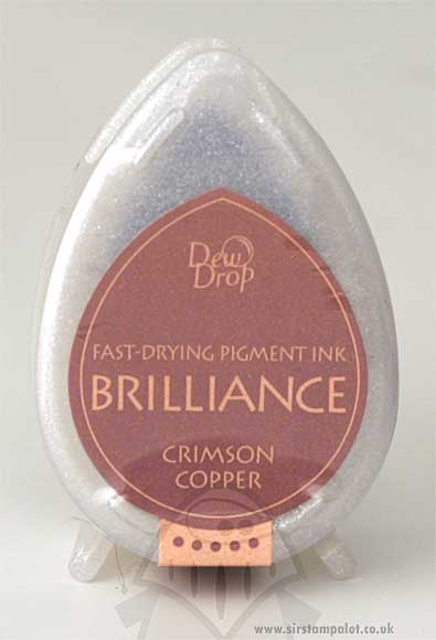 SO: Brilliance Dew Drop Pigment Ink - Crimson Copper