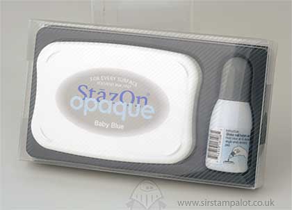 SO: StazOn Opaque InkPad and Re-inker - Baby Blue