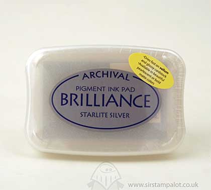 Brilliance Pigment Inkpad - Starlite Silver