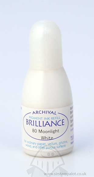 SO: Brilliance Pad Pigment Ink Refill - Moonlight White