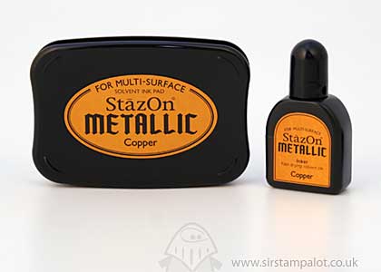 SO: StazOn Metallic InkPad and Re-Inker - Copper