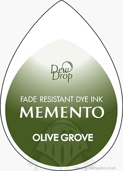 SO: Memento DewDrop Dye Ink Pad - Olive Grove