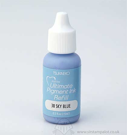 SO: Ultimate Pigment Ink Pad Refill  Re-inker -  Sky Blue