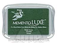 SO: Memento Luxe Ink Pad - Olive Grove