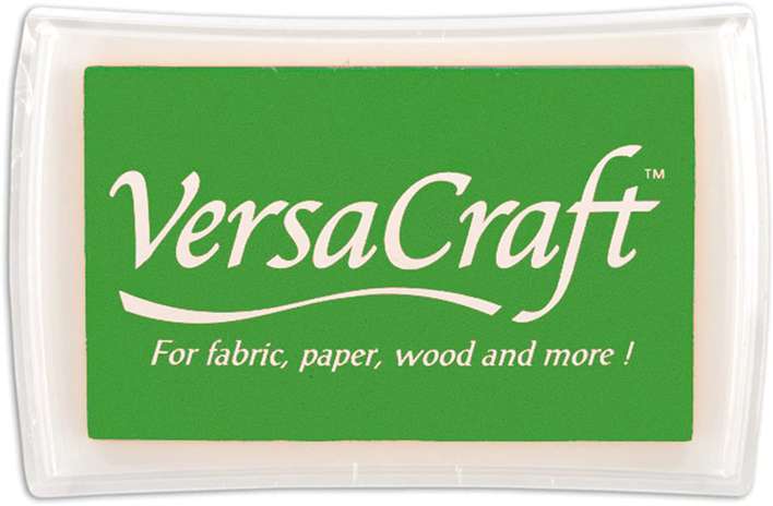 SO: Tsukineko Versacraft Ink Pad, Spring Green (Large for Fabric and Wood)