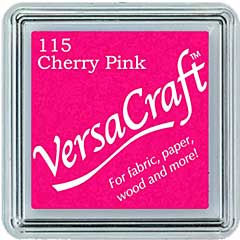 SO: VersaCraft Fabric - Small Ink Pad - Cherry Pink