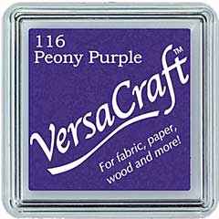 SO: VersaCraft Fabric - Small Ink Pad - Peony Purple