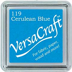 SO: VersaCraft Fabric - Small Ink Pad - Cerulean Blue