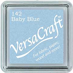 SO: VersaCraft Fabric - Small Ink Pad - Baby BLue