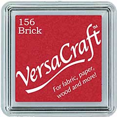 SO: VersaCraft Fabric - Small Ink Pad - Brick