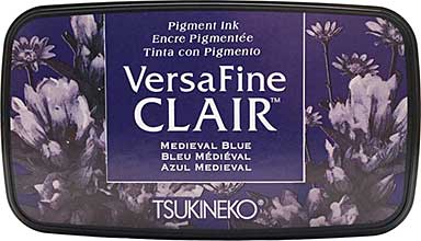 VersaFine Clair Ink Pad - Medieval Blue