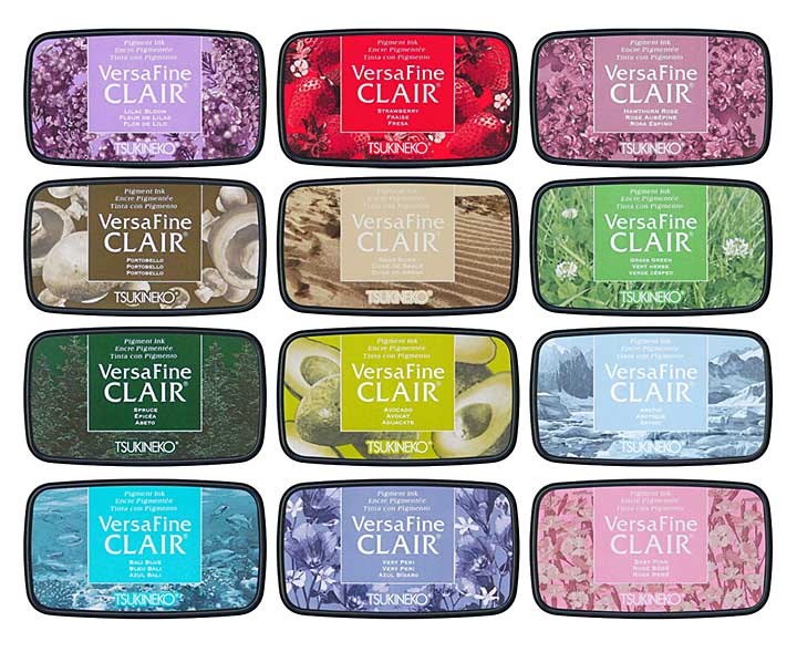 VersaFine Clair Ink Pad COLLECTION (12 NEW Colours for 2024)