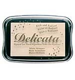 Tsukineko Delicata Large Inkpads White Shimmer
