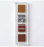 Tsukineko Delicata Pigment Inkpads Assortment Metals (4pcs) (DEQTT001)