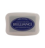 Brilliance Pigment Inkpad - Mediterranean Blue
