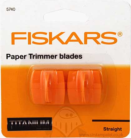 Fiskars - Titanium Paper Trimmer Blades - Straight