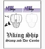 Viking Ship Stamp and Die Combo
