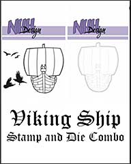 Viking Ship Stamp and Die Combo