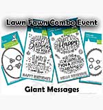 Lawn Fawn Combo - Giant Messages